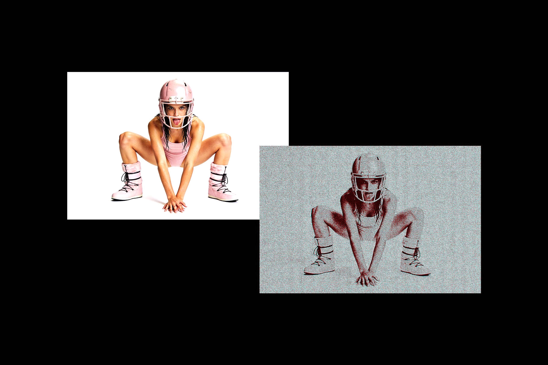 Grain Risograph Photo Effect