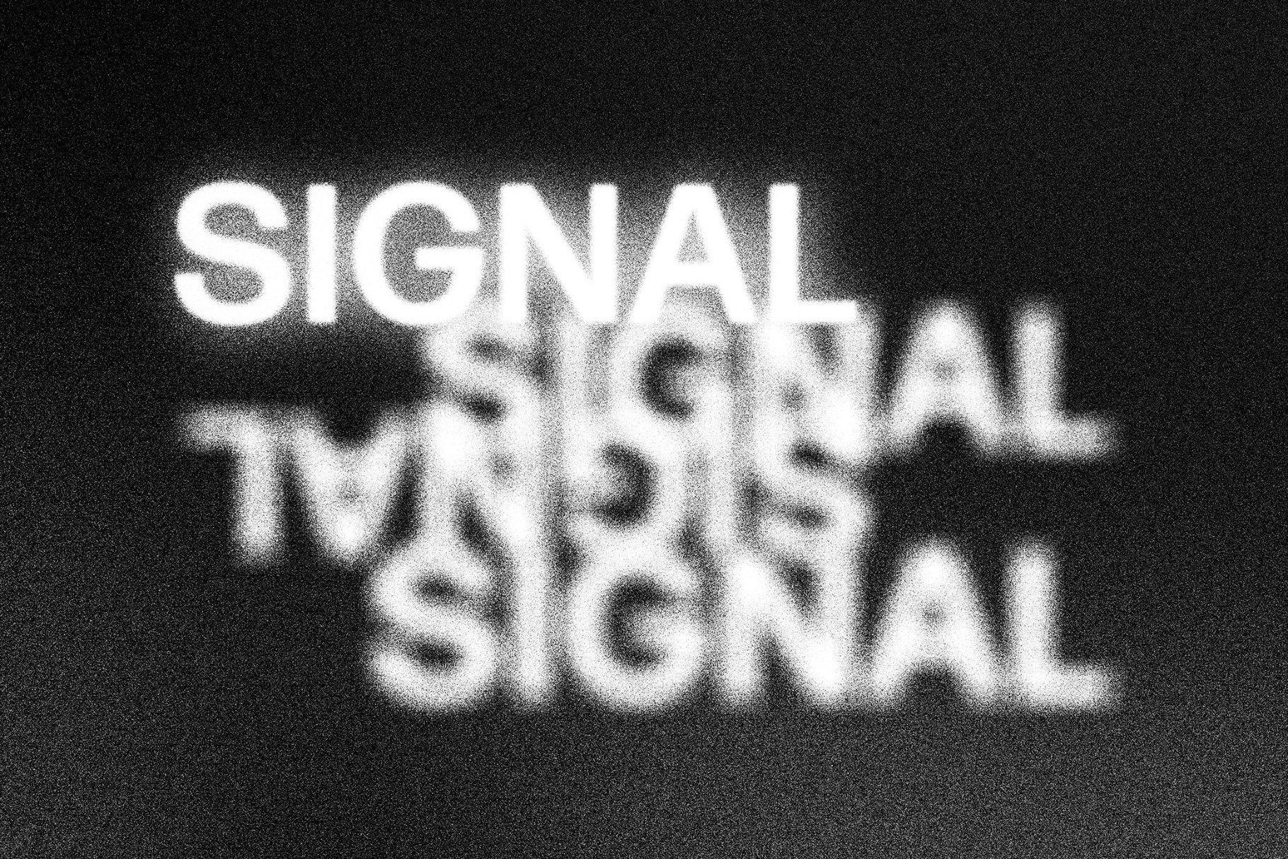 Hazy Noise Text Effect