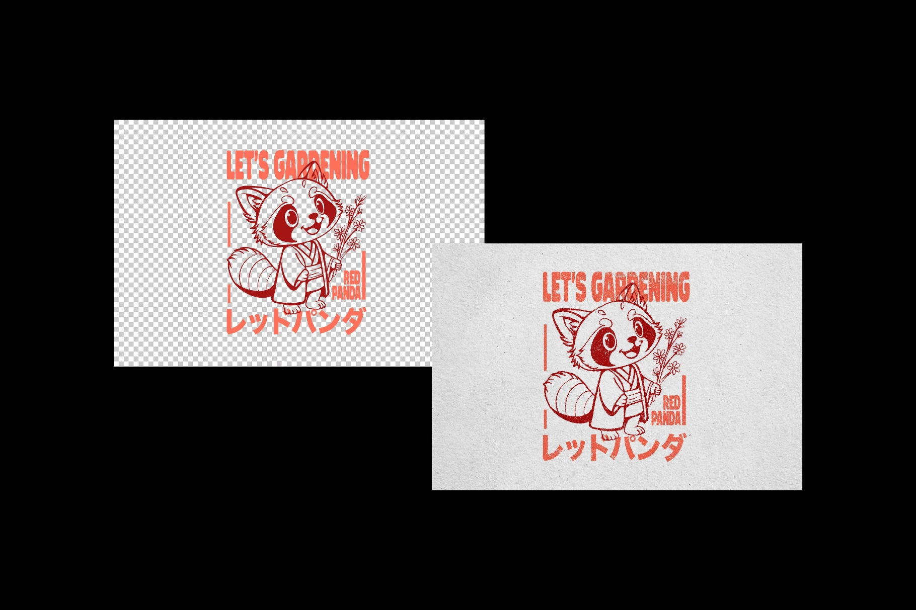 Grainy Stamp Ink Effect