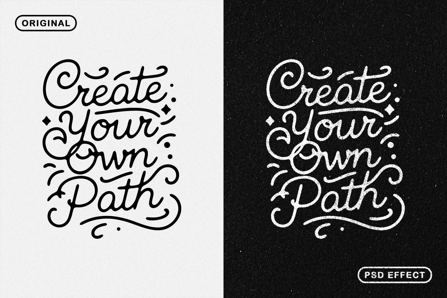 Hand-Lettering Quotes + Bonus Effect