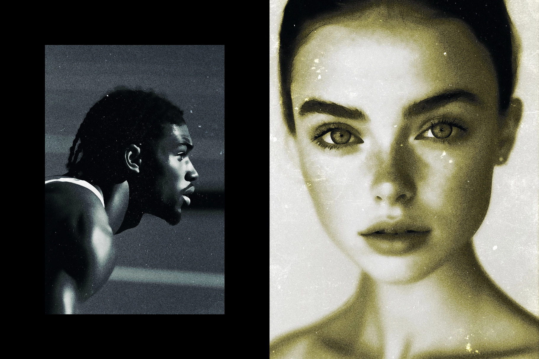 Paper Textured Photo Effect