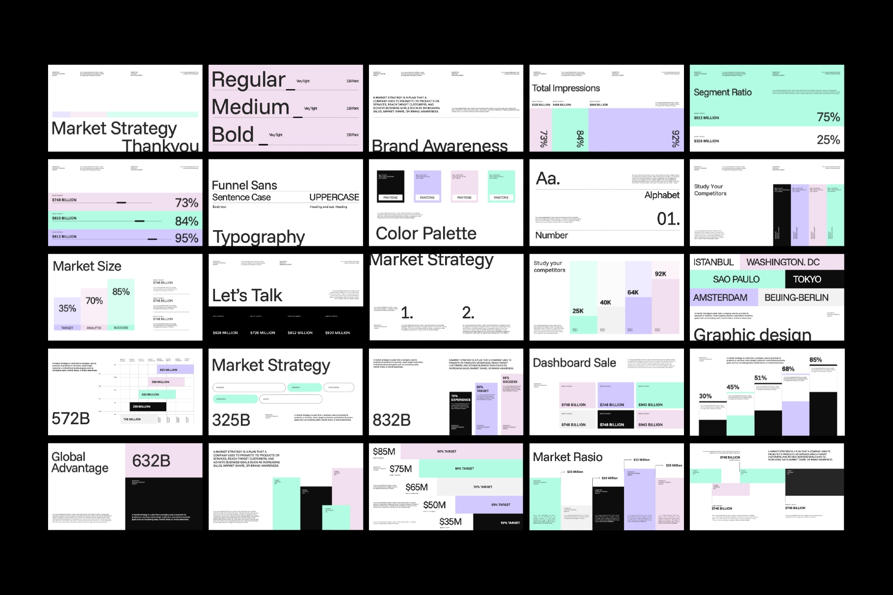 Market Strategy - Business Keynote Template