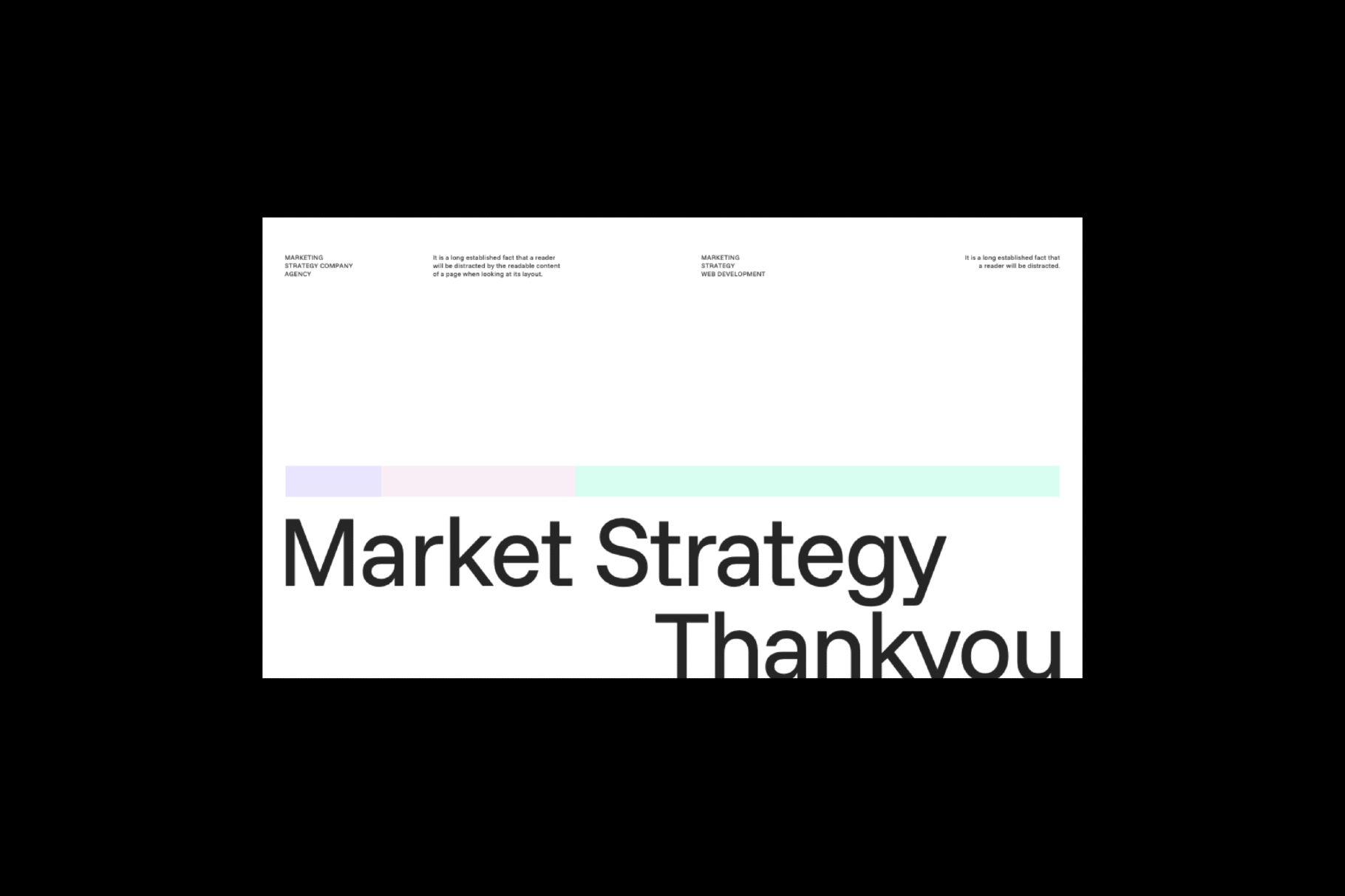 Business Strategy Market PowerPoint Template