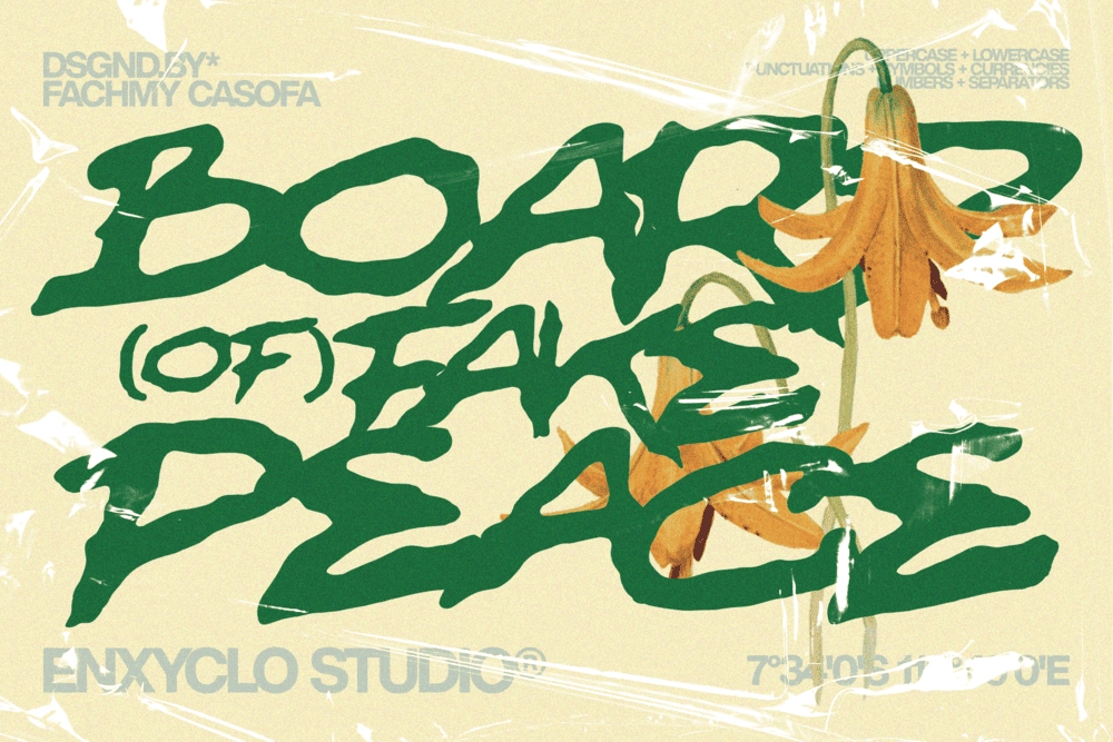 Meganors - Urban Brush Display Font