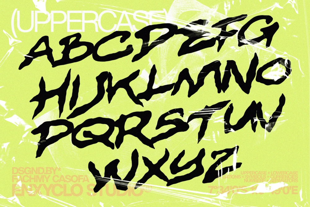 Meganors - Urban Brush Display Font