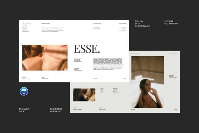 Esse - Brand Portfolio Keynote Template