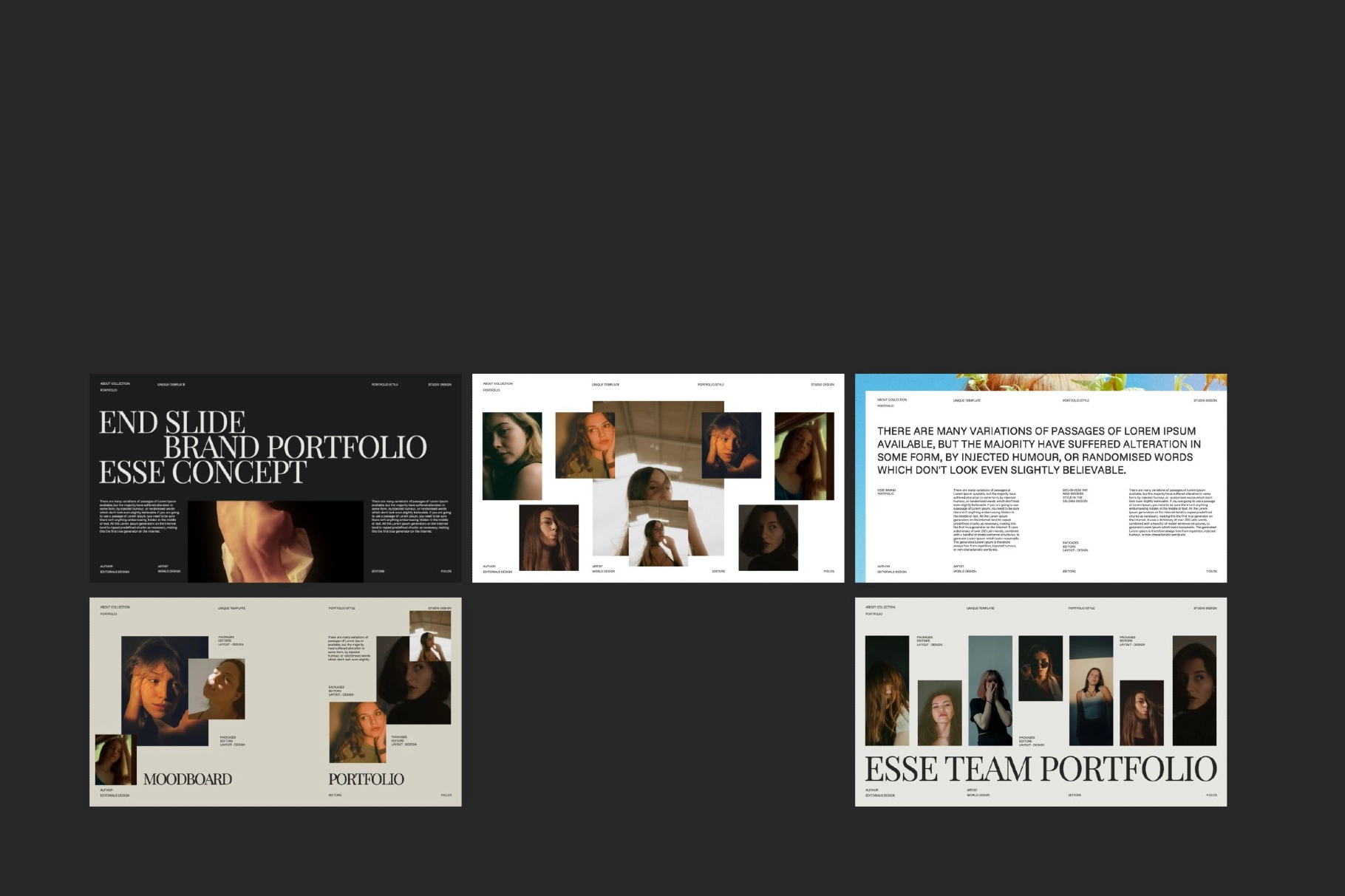Esse - Brand Portfolio Keynote Template