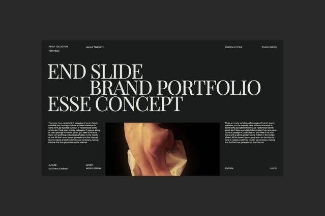 Google Slides Template for Brand Portfolio – Esse