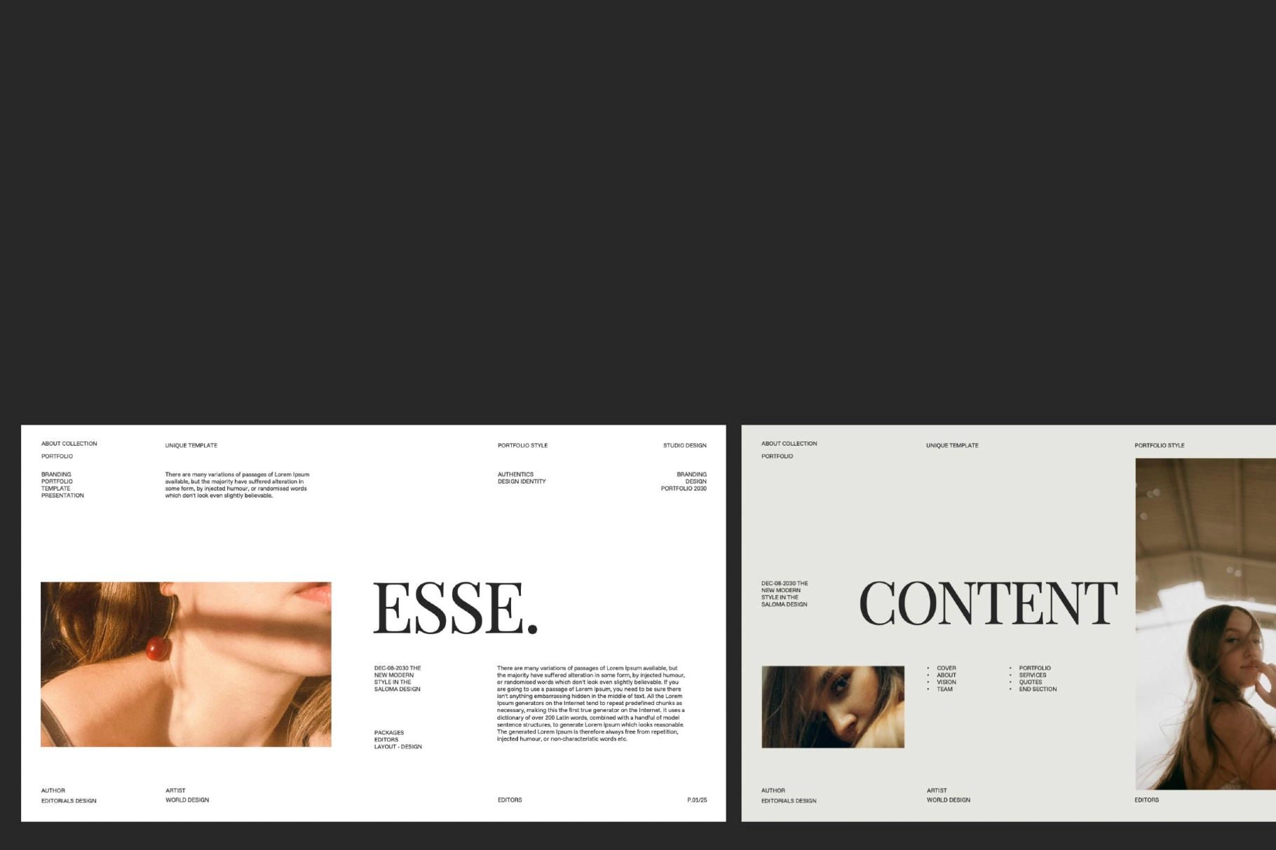 Google Slides Template for Brand Portfolio – Esse