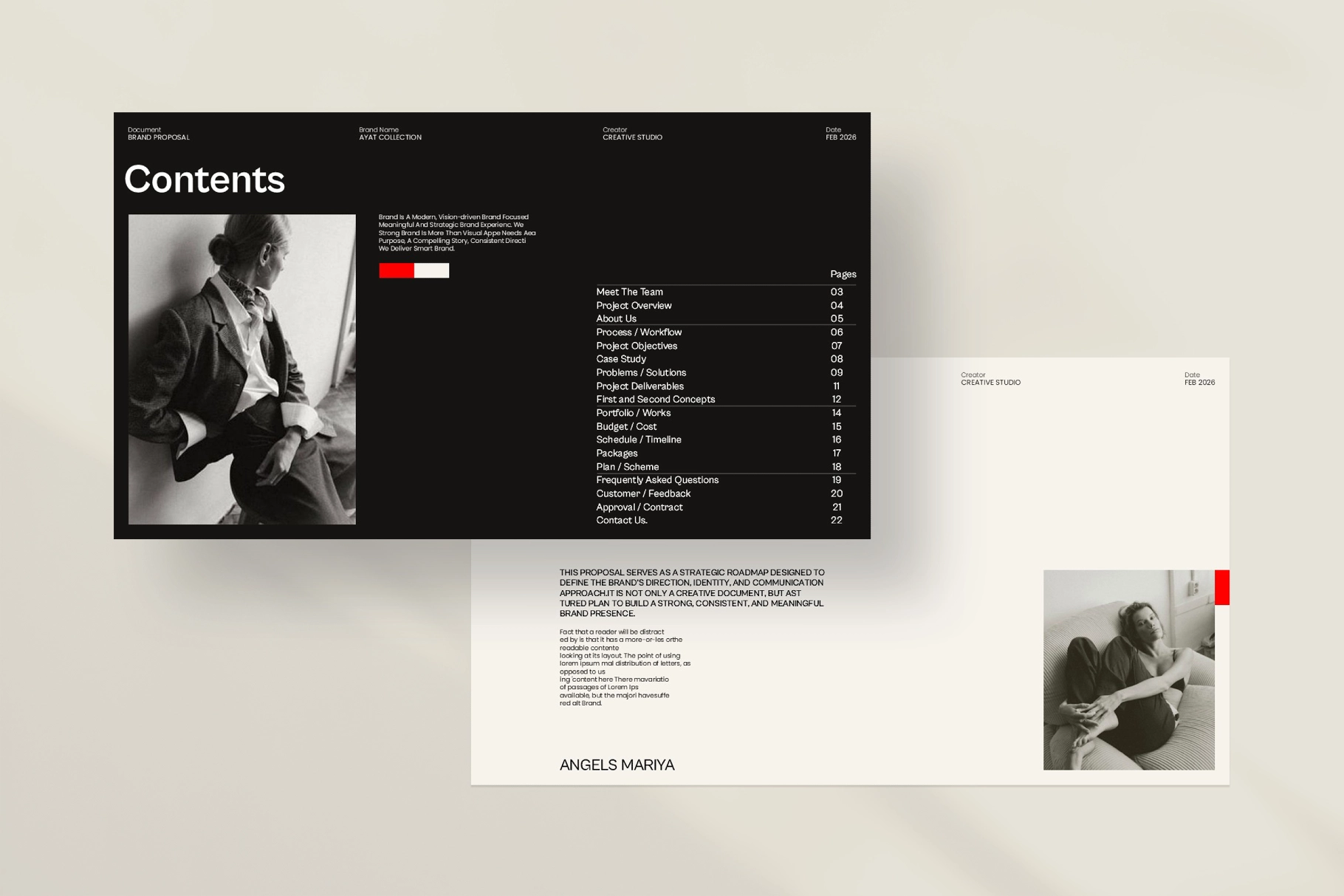 AYAT - Brand Proposal Presentation Template