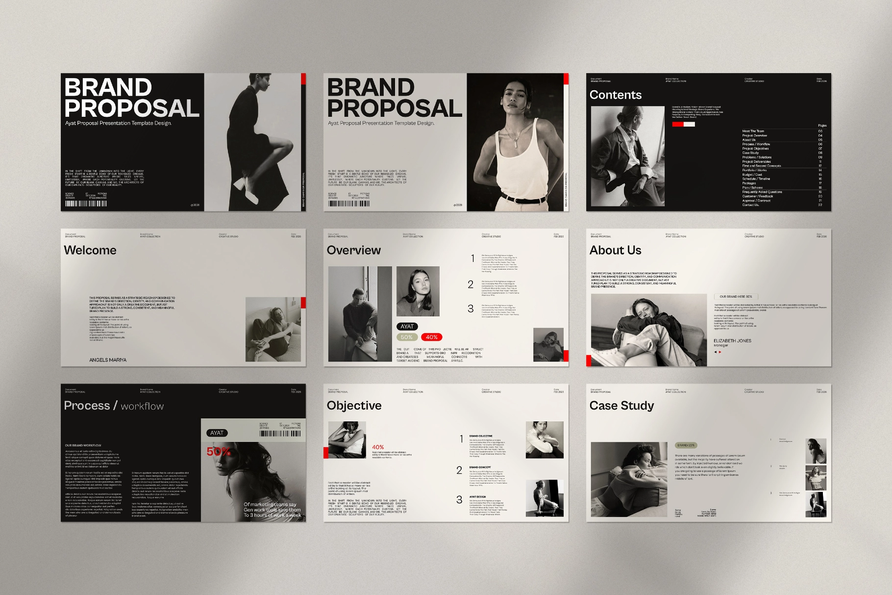 AYAT - Brand Proposal Presentation Template