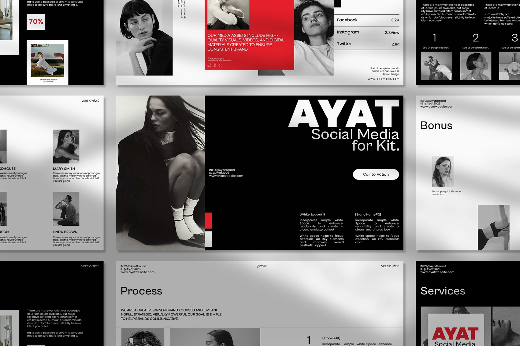 AYAT - Social Media Kit Presentation Template