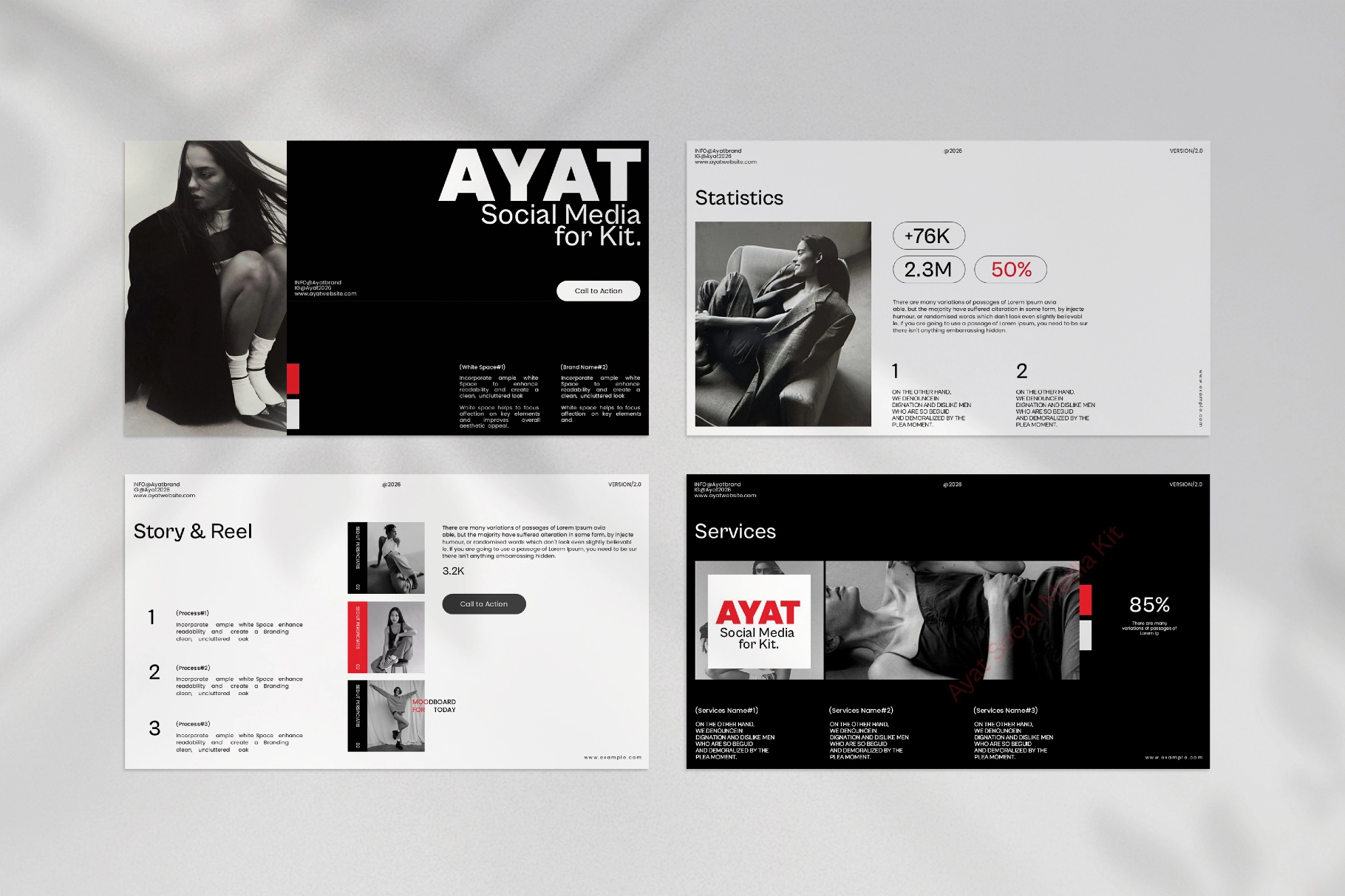 AYAT - Social Media Kit Presentation Template