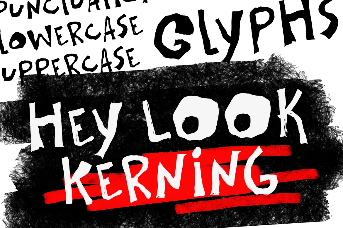 Borrok - Grunge Hand-drawn Font