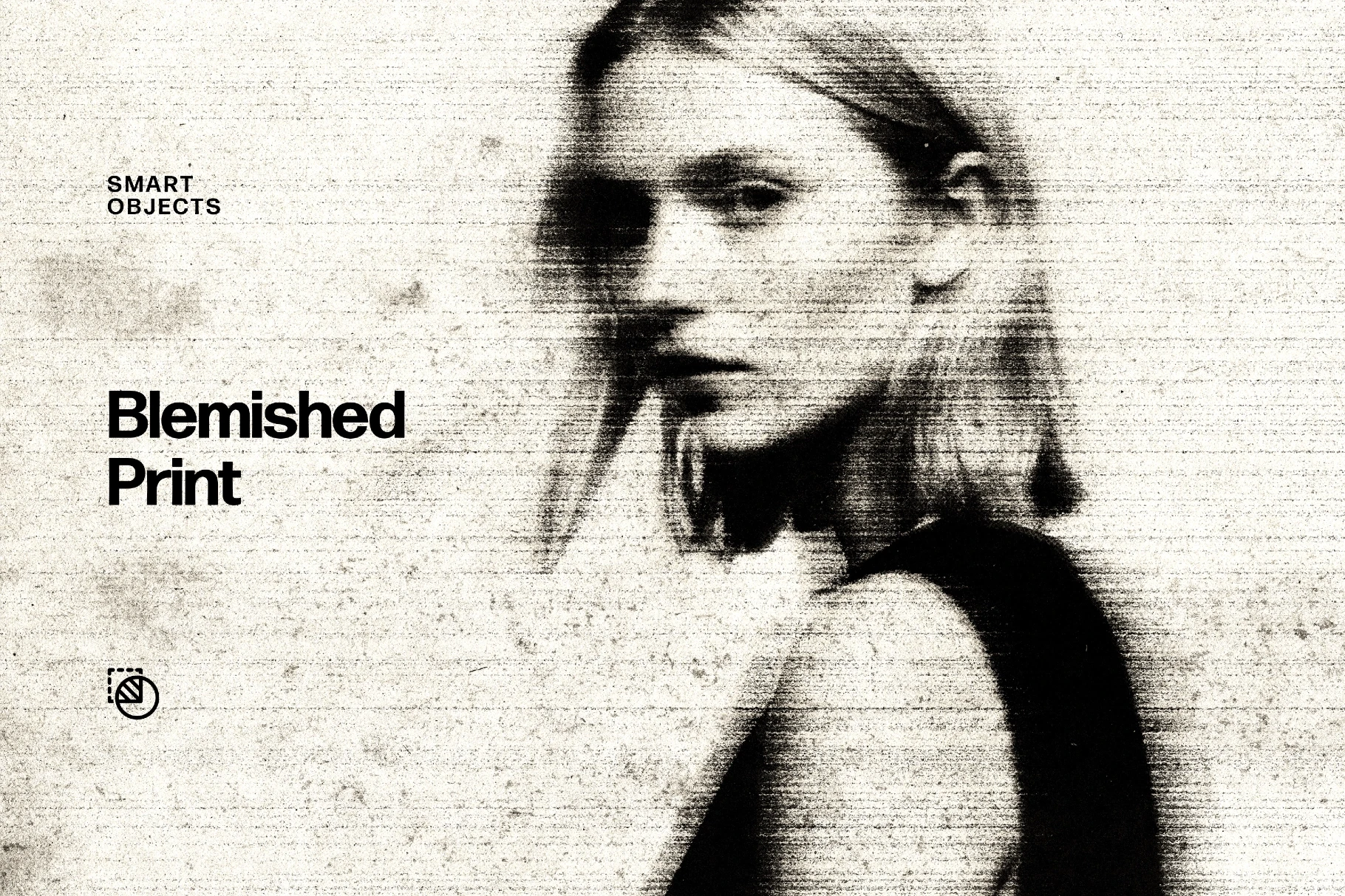 Blemished Print Photo Effect