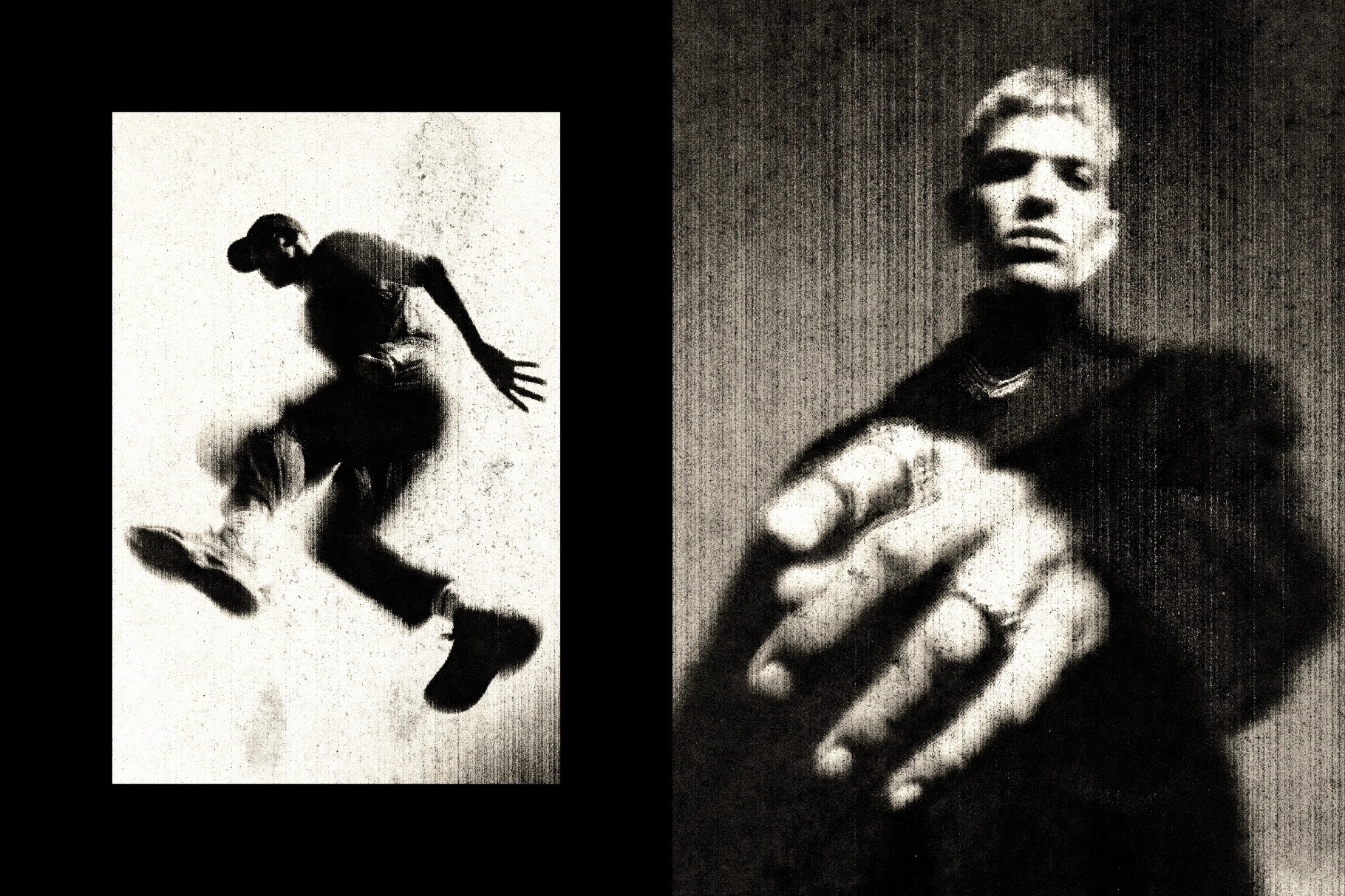 Blemished Print Photo Effect