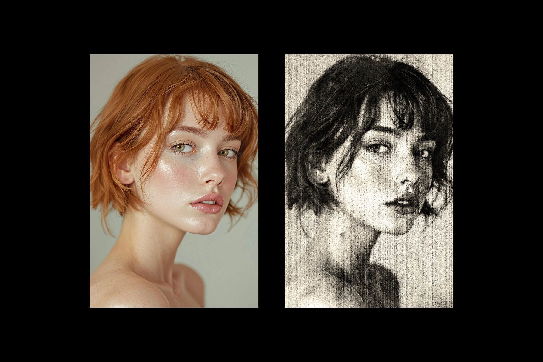 Blemished Print Photo Effect