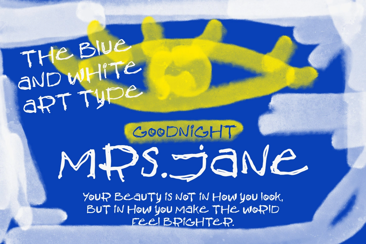 Jane Post - Handwritten Scribble Font