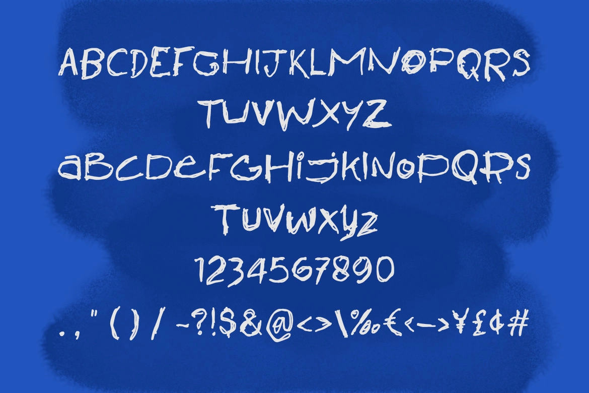 Jane Post - Handwritten Scribble Font