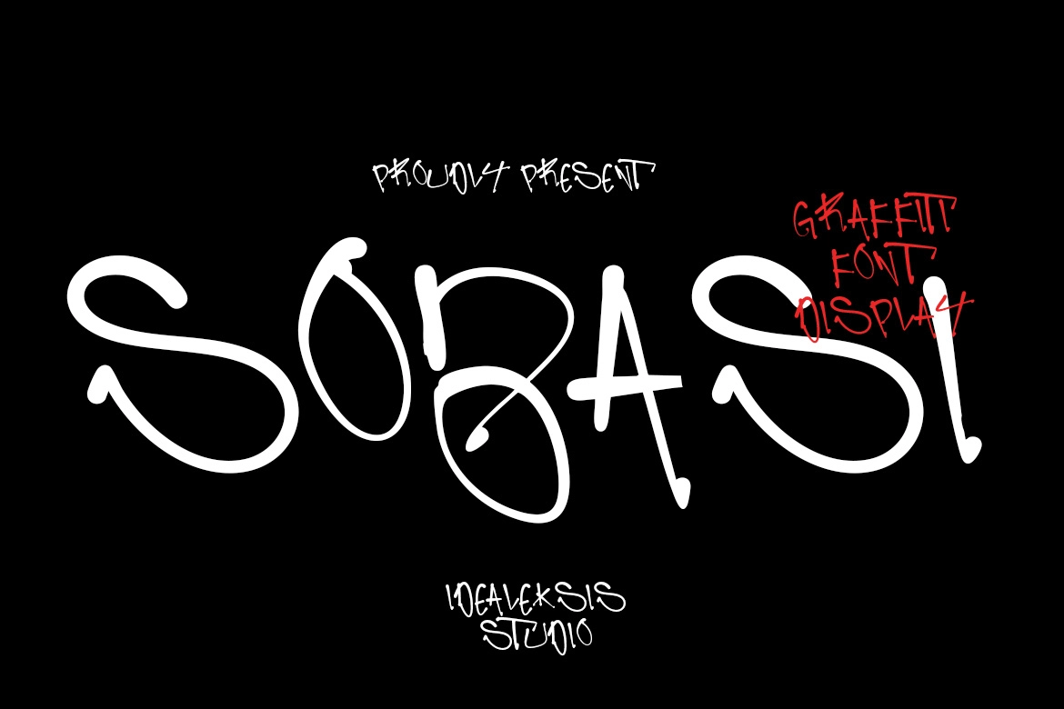 Sobasi - Marker Graffiti Font