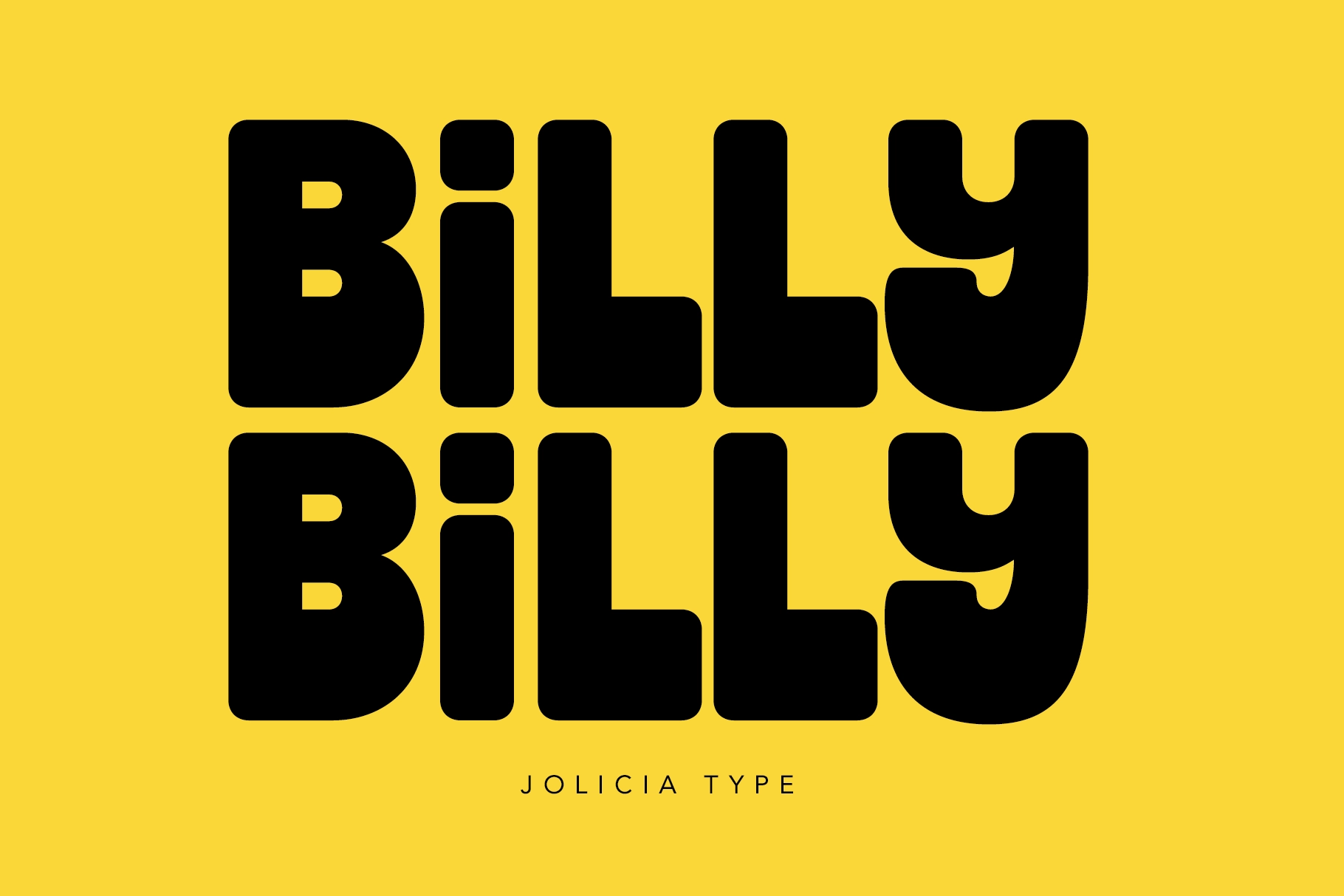 Jt Gilboys - Bold Rounded Display Font