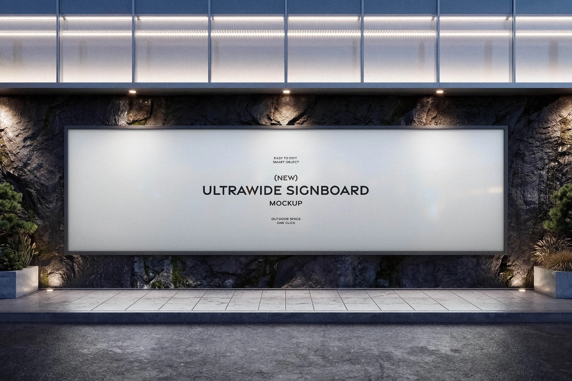 Outdoor Signboard Mockup