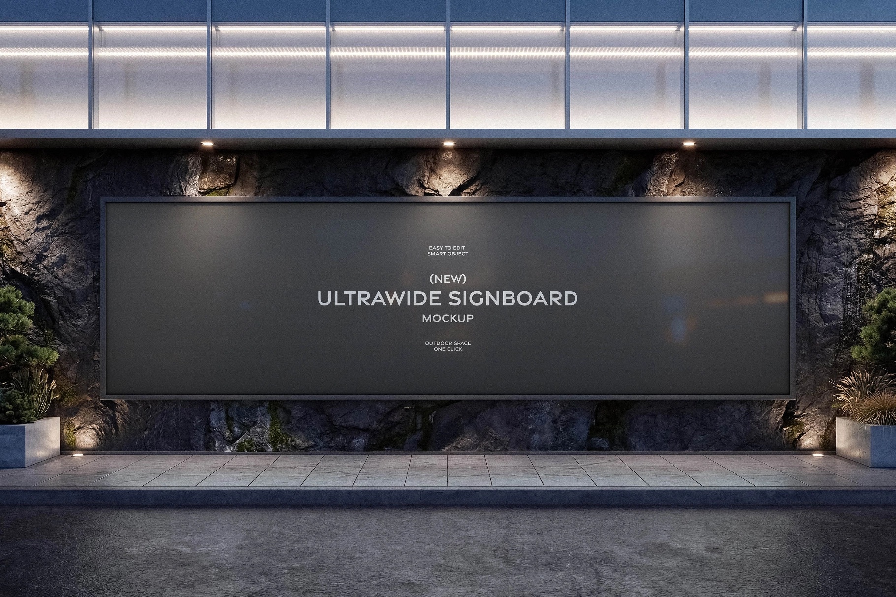 Outdoor Signboard Mockup