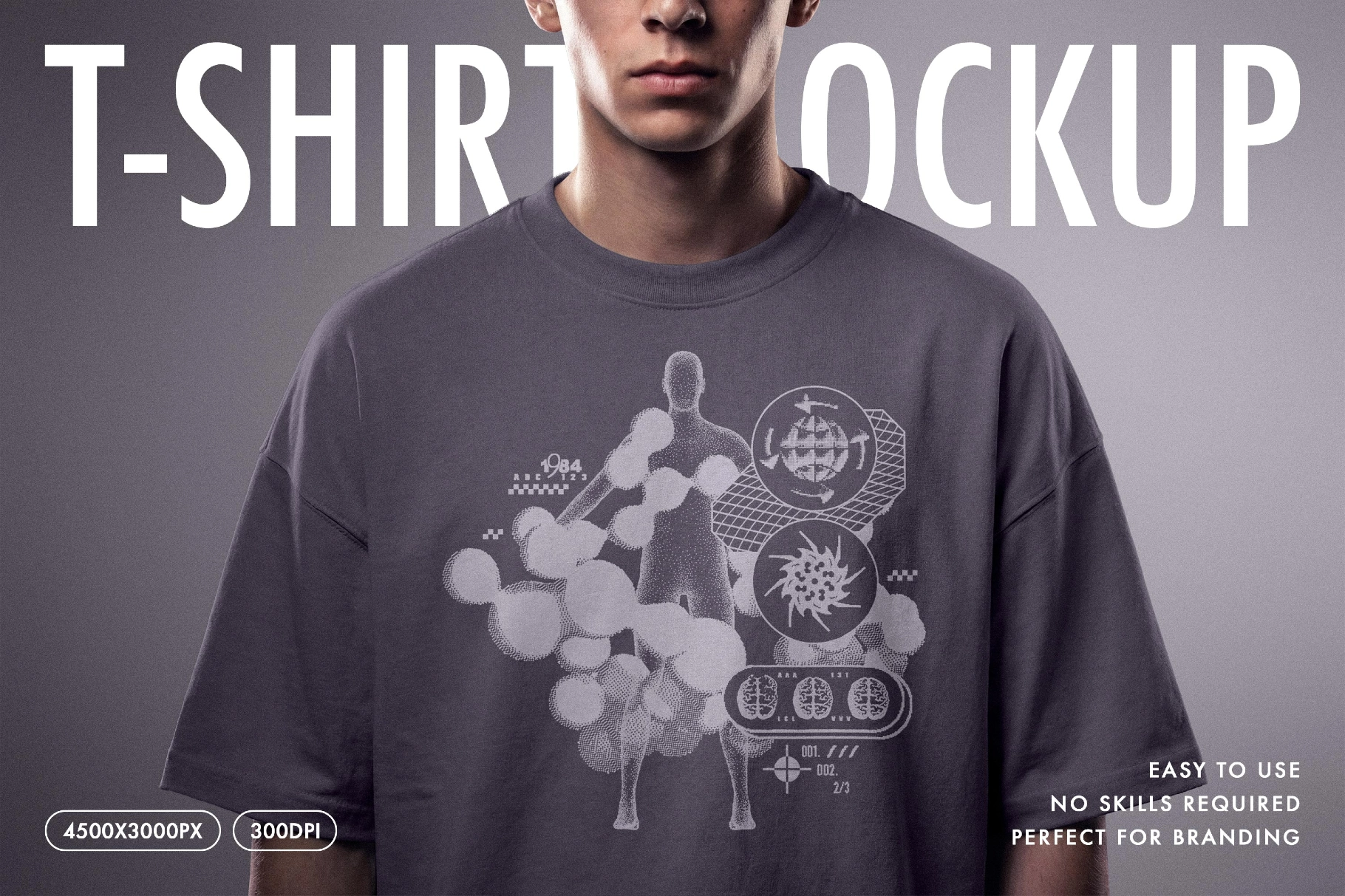 Streetwear T-Shirt Print Mockup