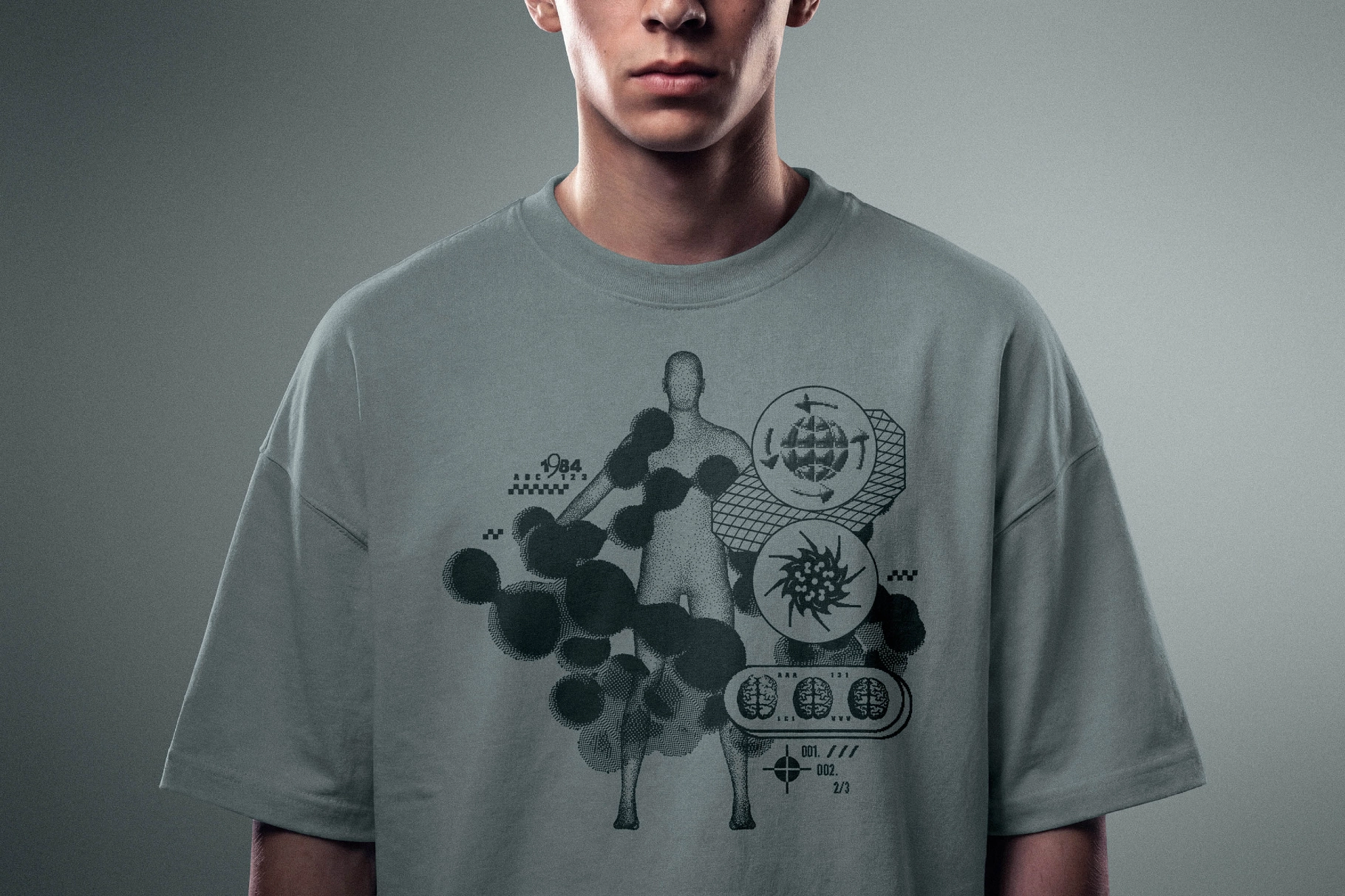 Streetwear T-Shirt Print Mockup