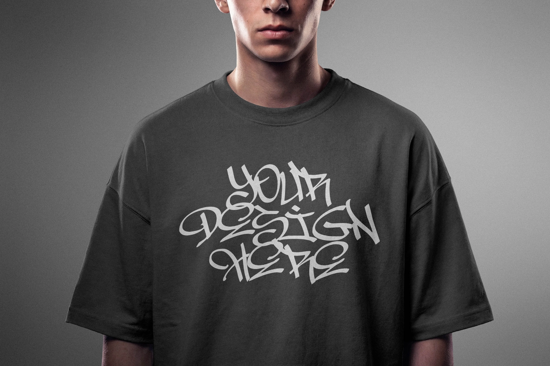 Streetwear T-Shirt Print Mockup