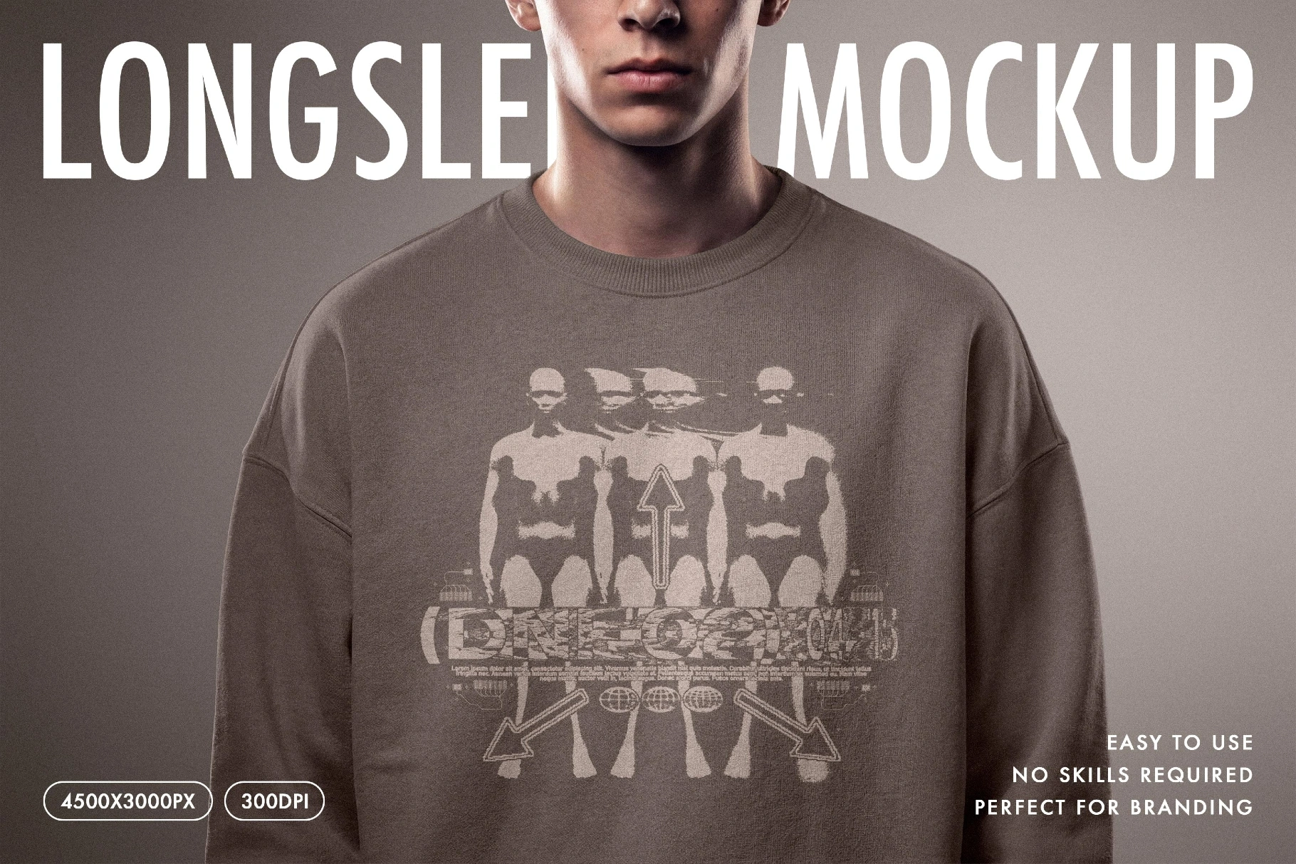 Streetwear Longsleeve Print Mockup