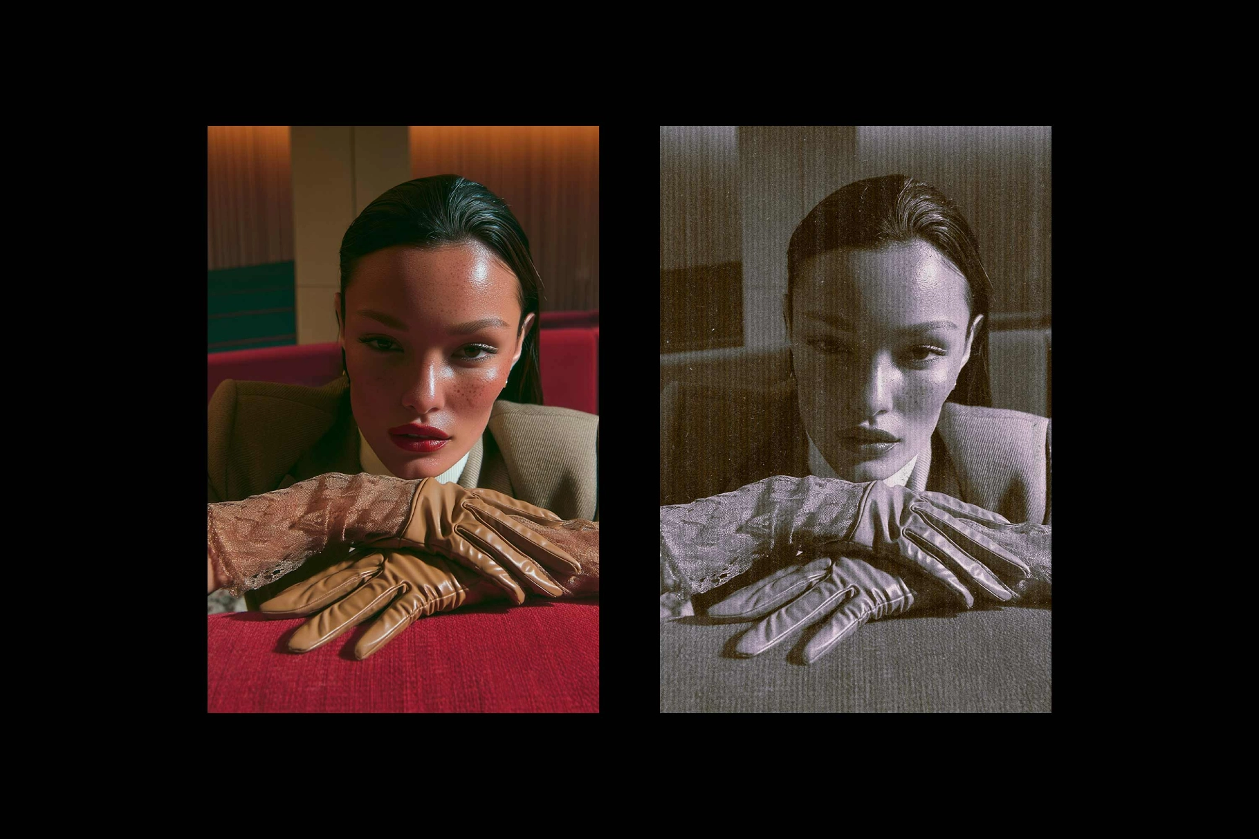 Grunge Print Photo Effect