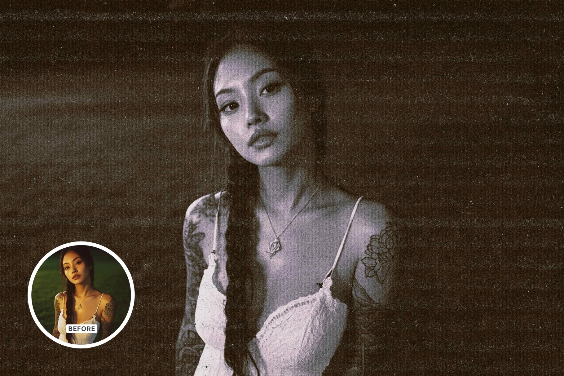 Grunge Print Photo Effect