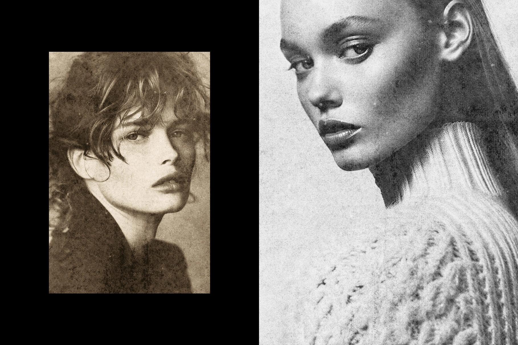 Vintage Print Photo Effect