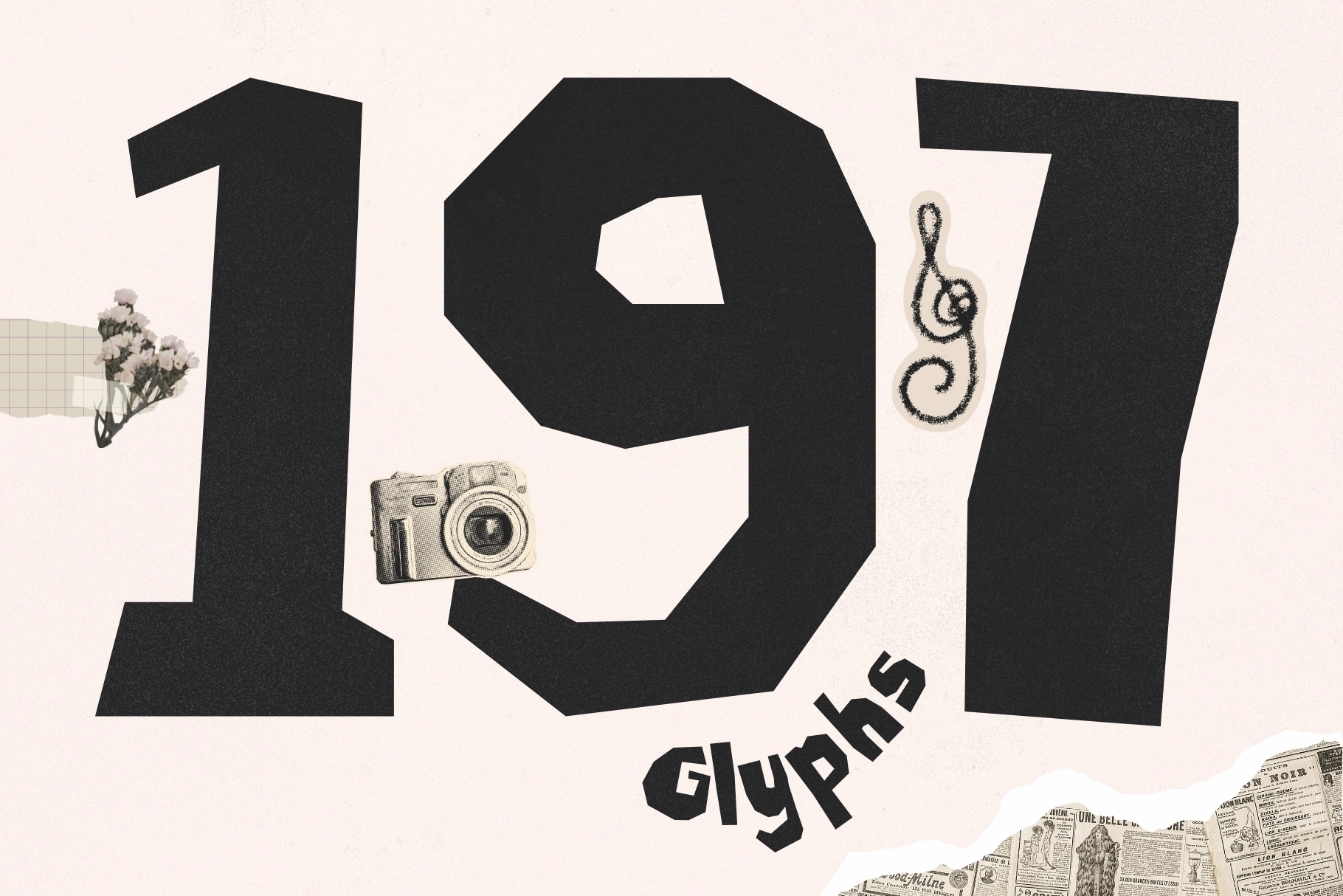 Craft Society - Paper Cut Display Font