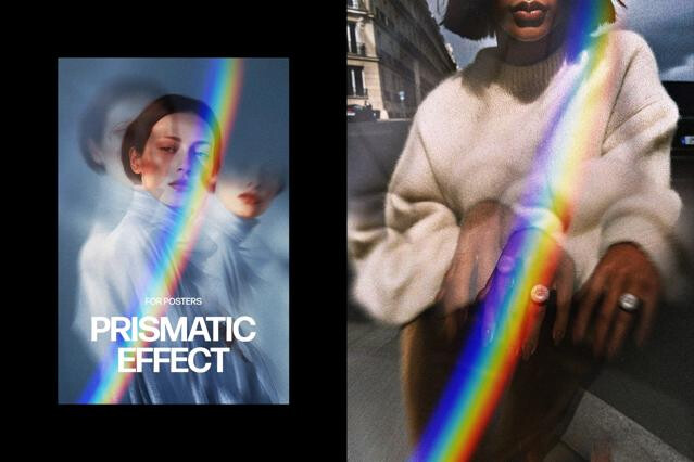 Vivid Prismatic Photo Effect