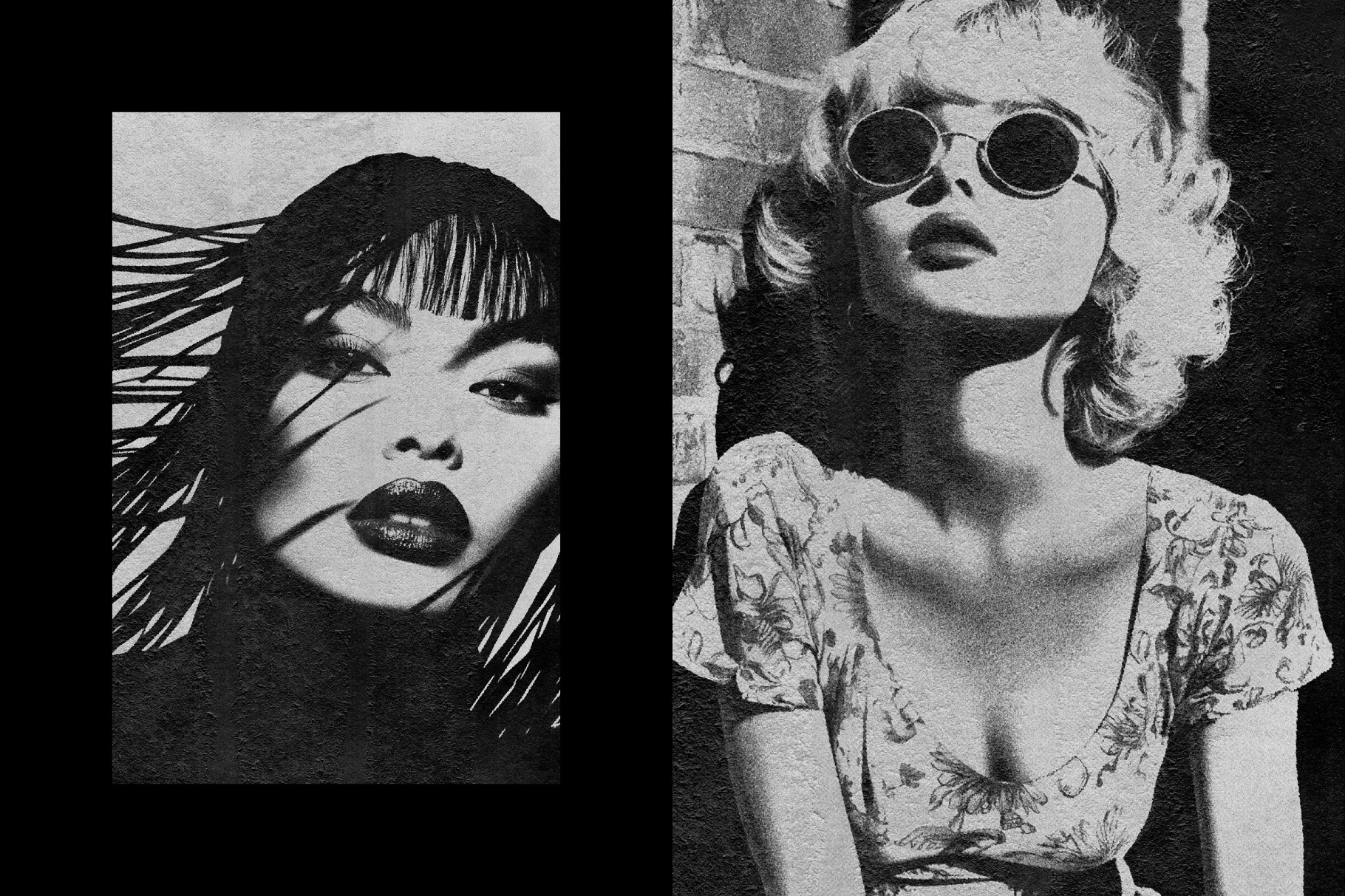 Old Printing Photo Effect