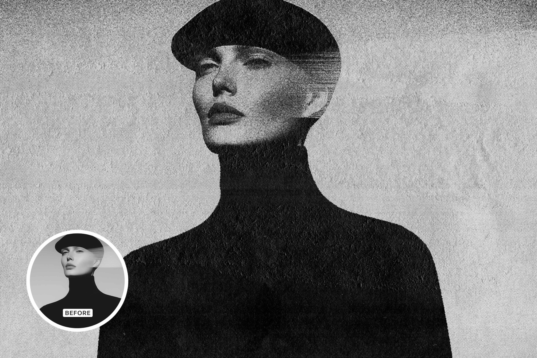 Old Printing Photo Effect