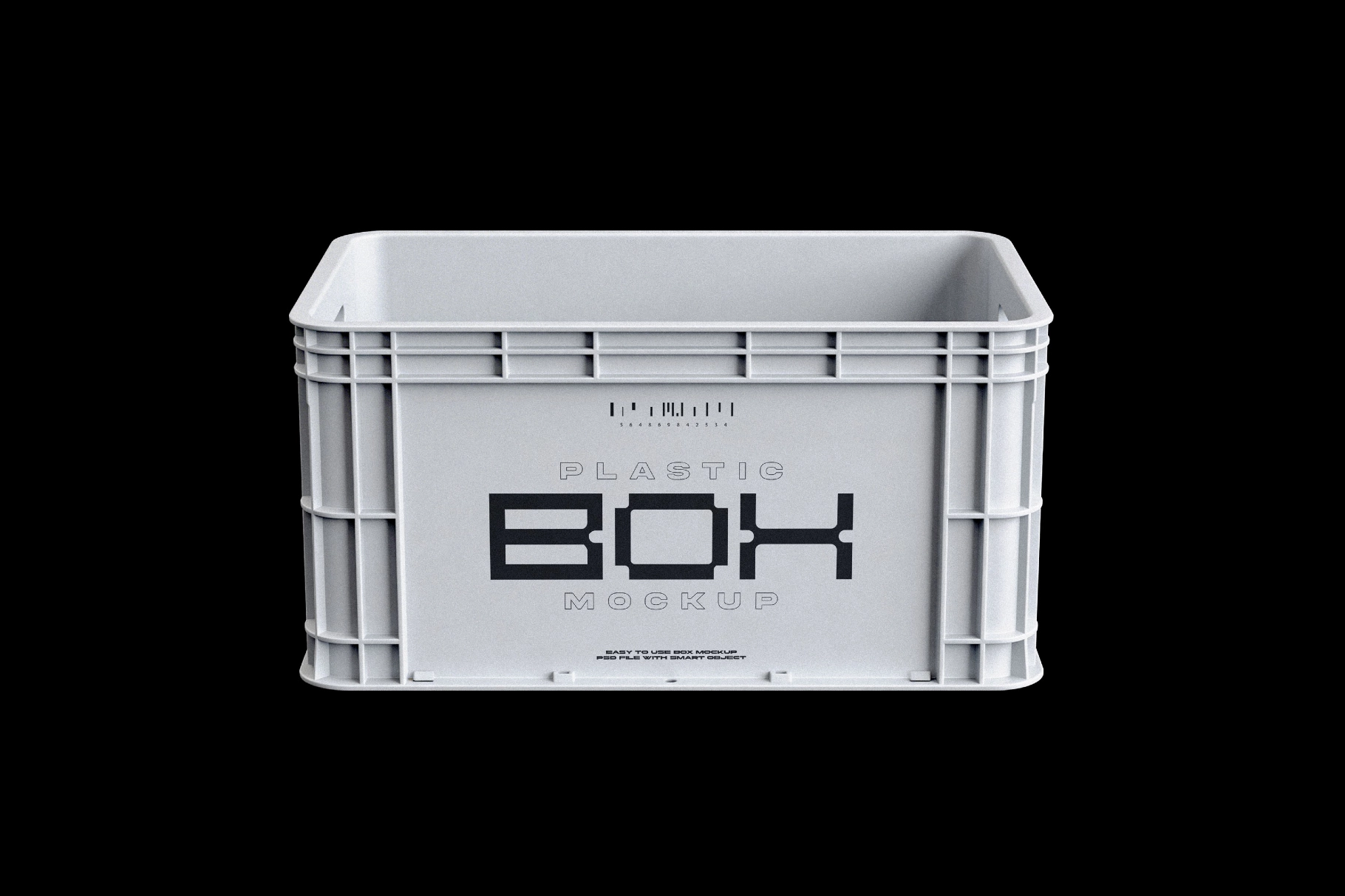 Storage Plastic Box Mockup