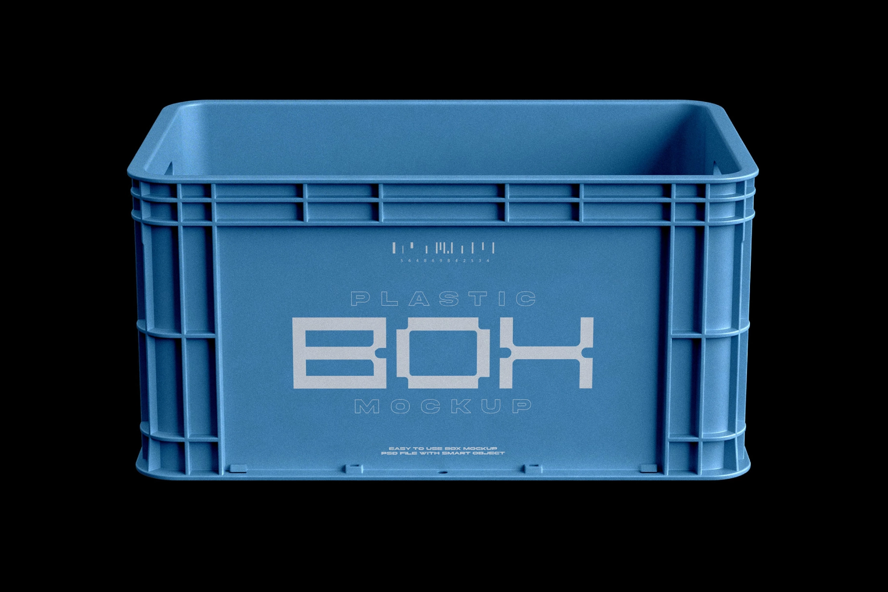 Storage Plastic Box Mockup