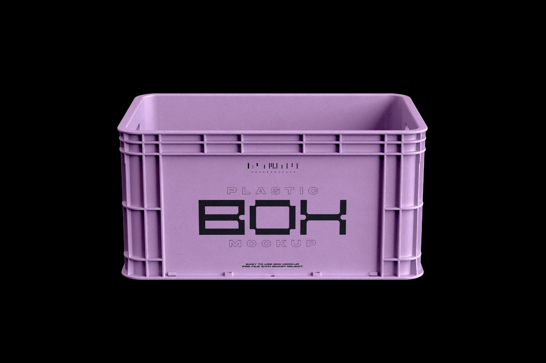 Storage Plastic Box Mockup