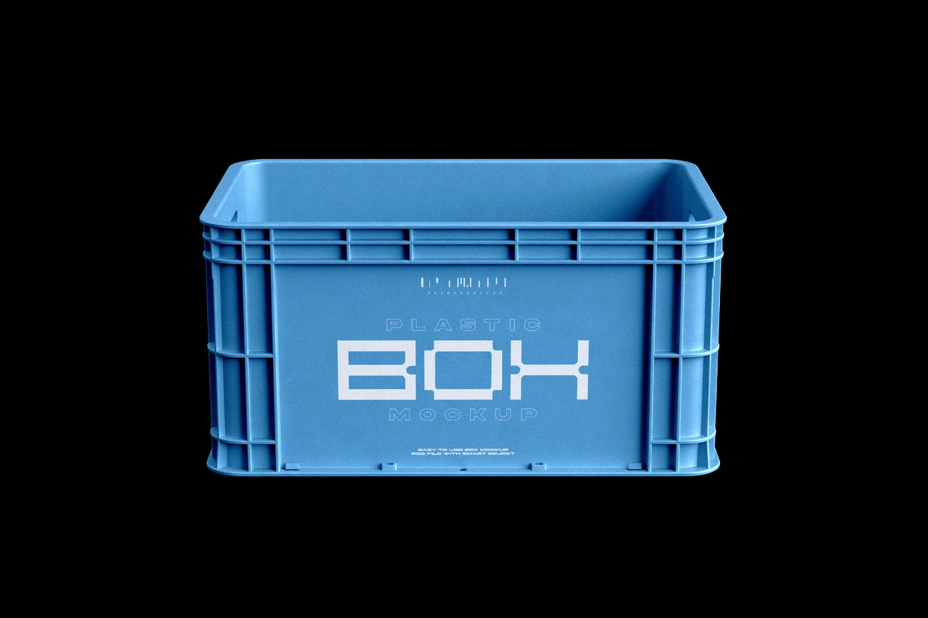 Storage Plastic Box Mockup