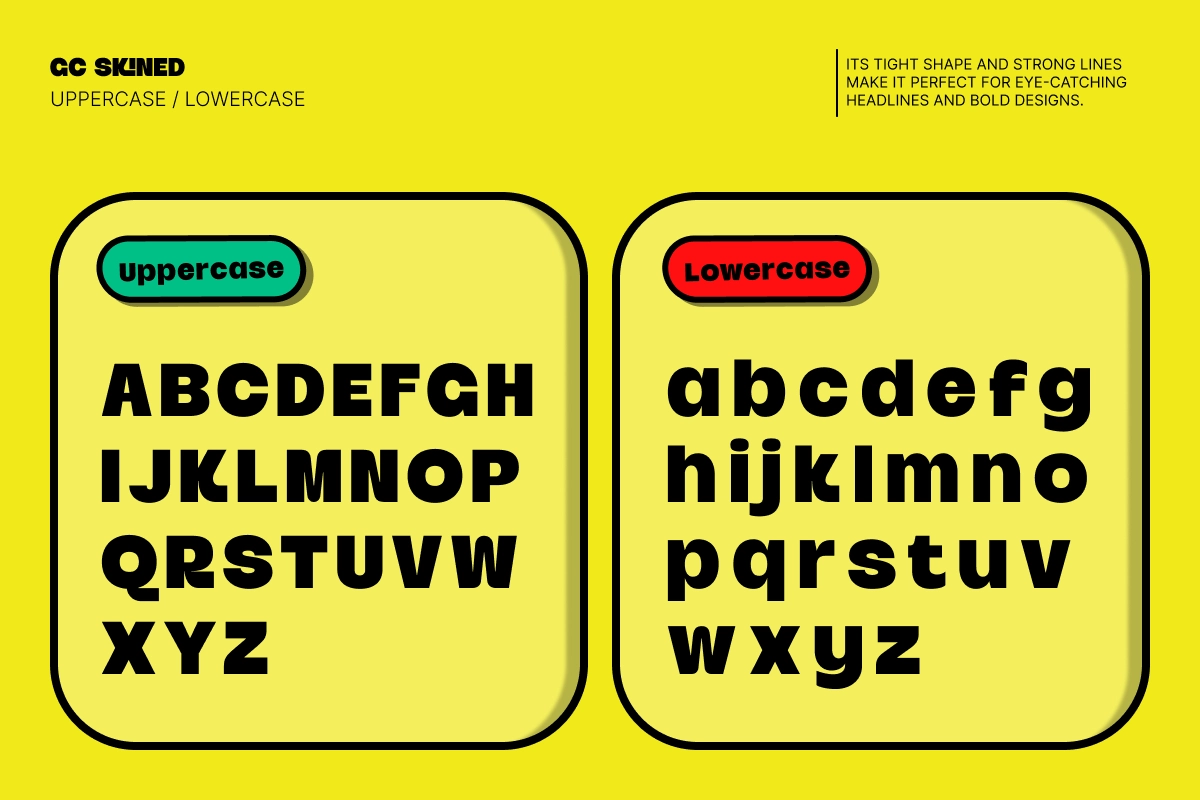 GC Skined – Bold Condensed Display