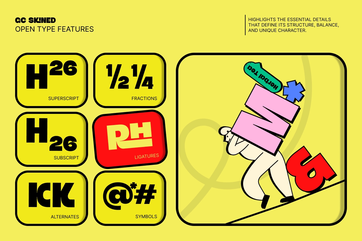 GC Skined – Bold Condensed Display