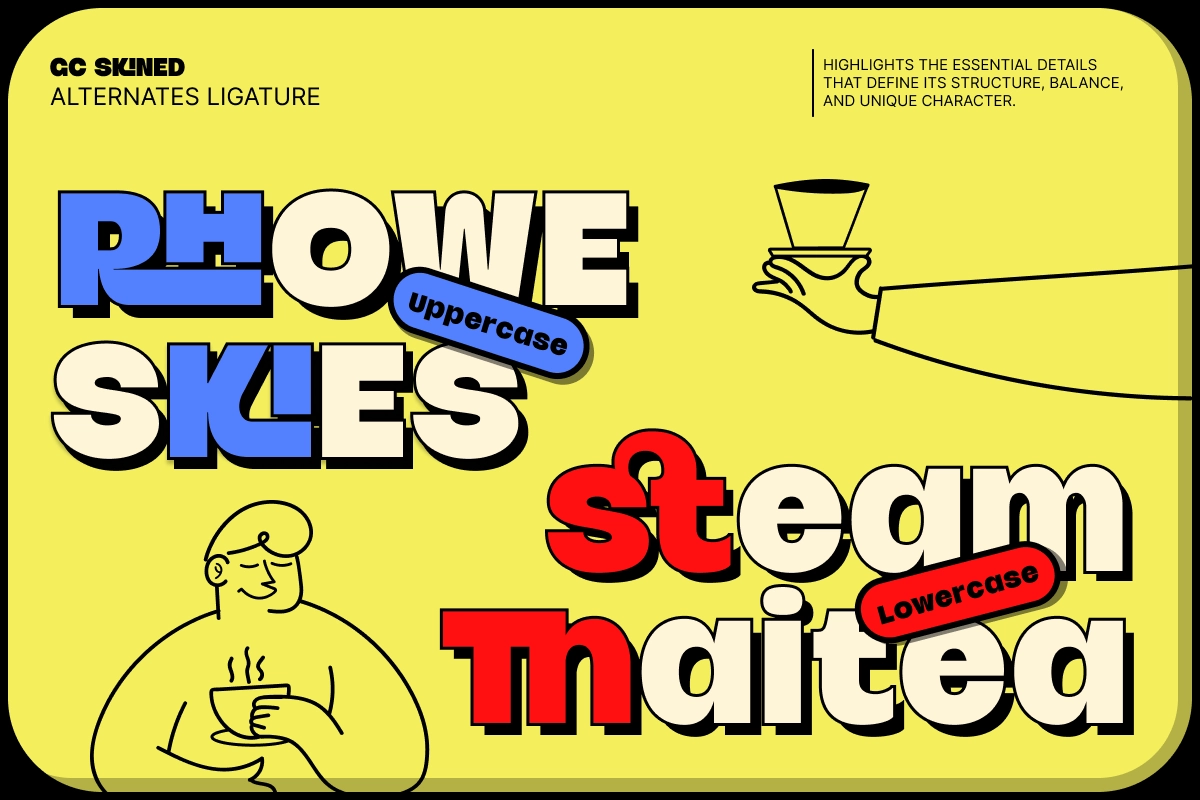 GC Skined – Bold Condensed Display