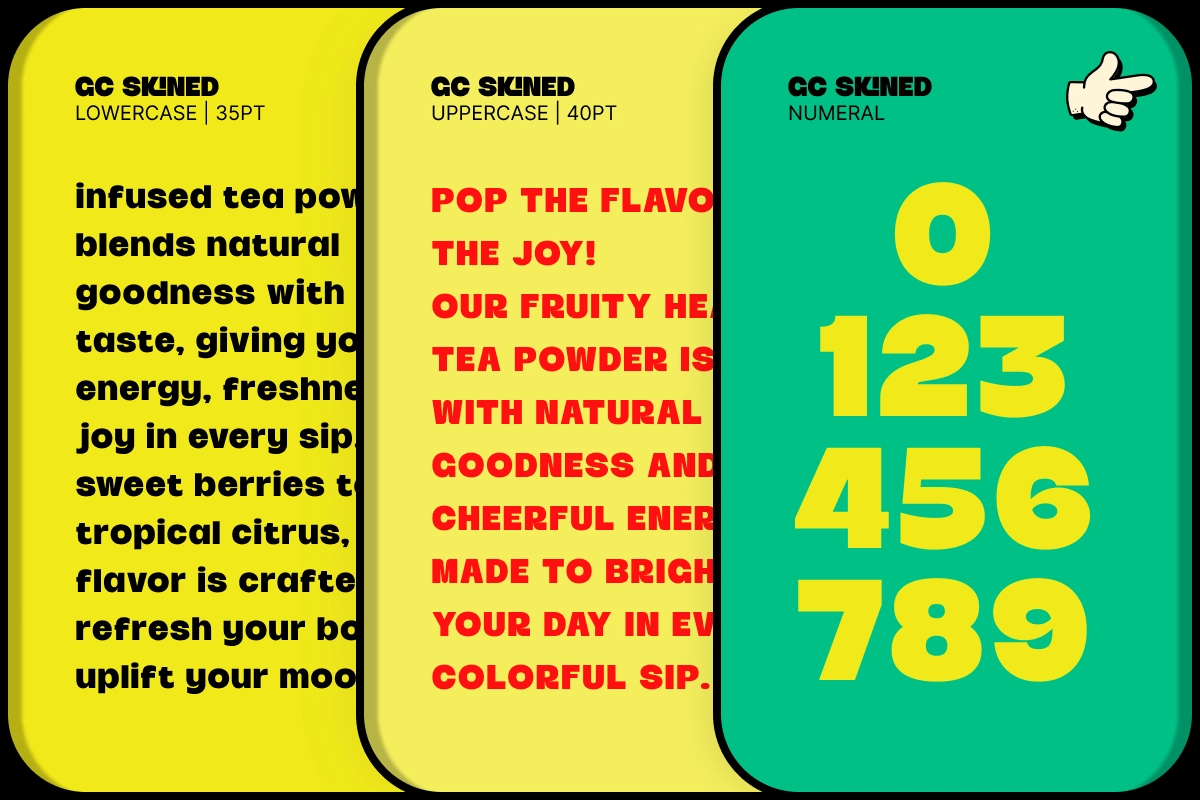 GC Skined – Bold Condensed Display