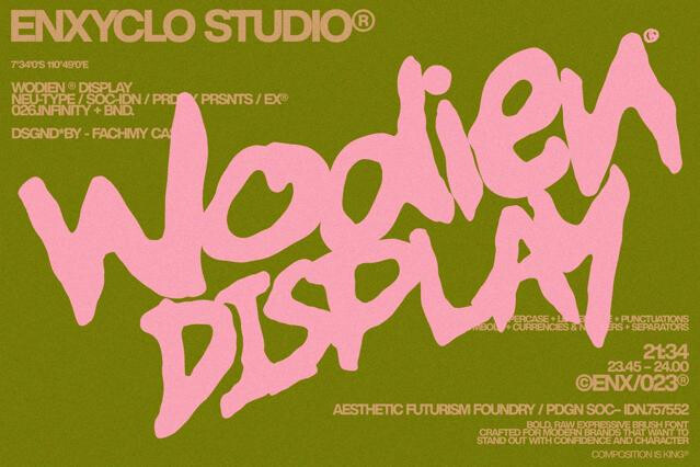 WODIEN — Brush Handdrawn Font