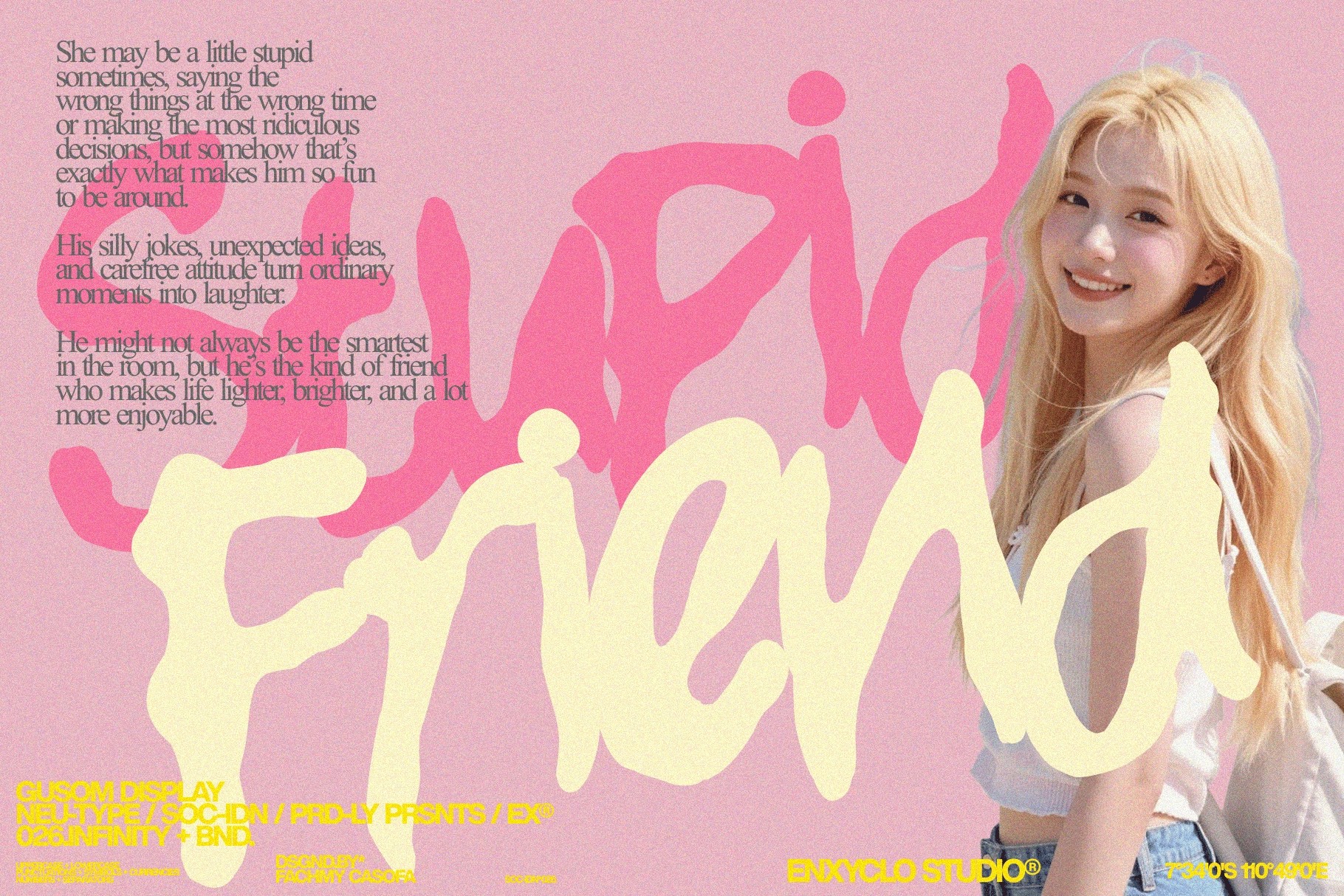 GUSOM — Gritty Poster Font