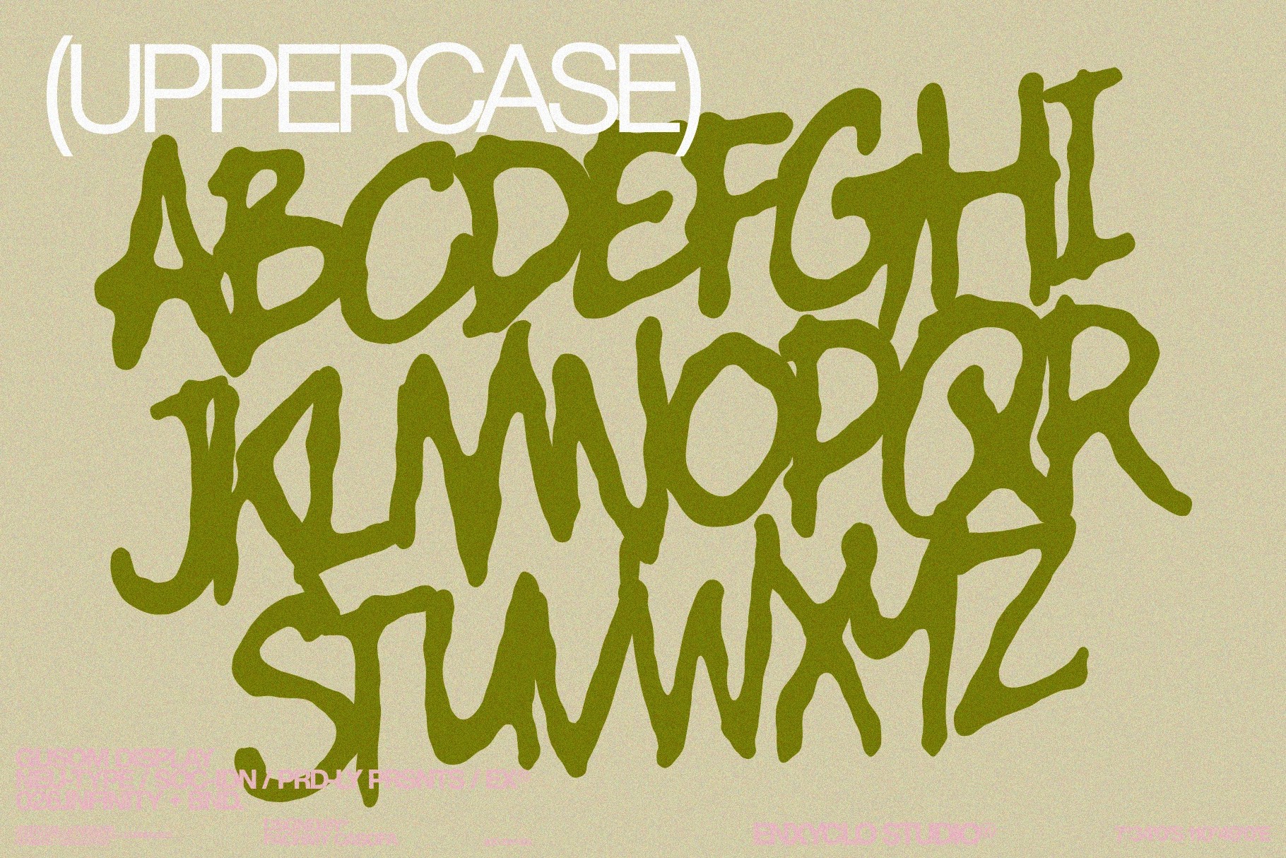 GUSOM — Gritty Poster Font