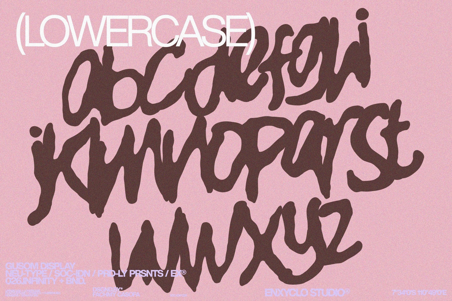 GUSOM — Gritty Poster Font